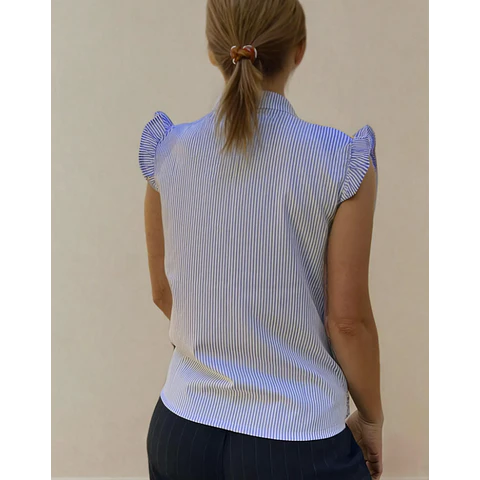 Blouse sewing pattern, sizes XS-XXL, ruffled blouse pattern, easy women's blouse pattern