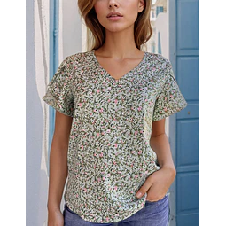 Women's Top Blouse Sewing Pattern in PDF | XS-XXXL | Women's Pattern | Sewing Pattern for Beginners