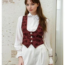 Women's Button-Top Vest Sewing Pattern, Beginner Button-Top Pattern