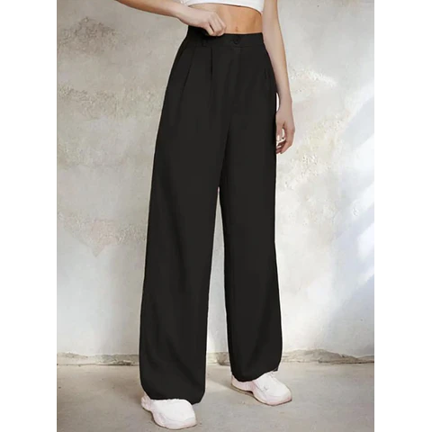 Wide Leg Pants Pattern | XS-XXXL | High Waist Pants Sewing Pattern for Women |