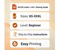 Sewing pattern for a short shirt, women's sewing, shirt pattern, sewing for beginners