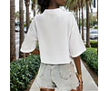 Sewing pattern for a short shirt, women's sewing, shirt pattern, sewing for beginners