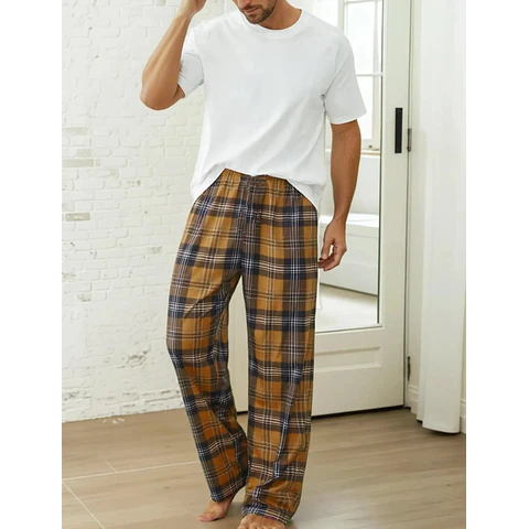 Men's pajama pants pattern, lounge pants PDF, men's sewing pattern