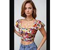 Sewing pattern for a top with a tie back | XS-XXXL | ruffled top | cropped top | backless top | open back top