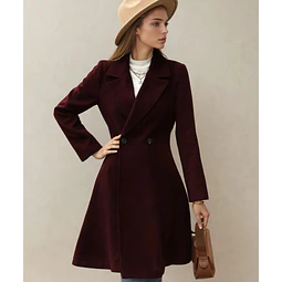 Women's Winter Coat Sewing Pattern in PDF | Long Coat in PDF | Jacket |