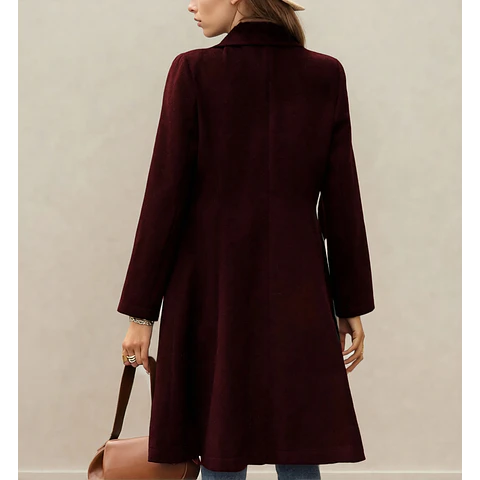 Women's Winter Coat Sewing Pattern in PDF | Long Coat in PDF | Jacket |