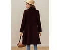 Winter coat sewing pattern | PDF pattern for long coat | winter jacket
