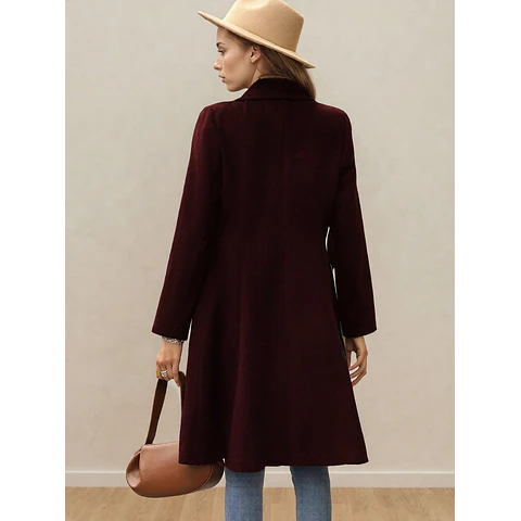 Winter coat sewing pattern | PDF pattern for long coat | winter jacket