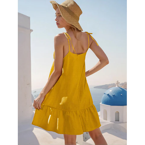 Summer dress pattern | XS-XXXL | Women's sewing pattern | Easy strappy dress pattern