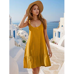 Summer dress pattern | XS-XXXL | Women's sewing pattern | Easy strappy dress pattern