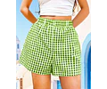 Summer shorts sewing pattern | Shorts with elastic waistband | High-waisted, wide-leg shorts patterns