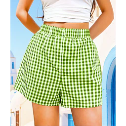 Summer shorts sewing pattern | Shorts with elastic waistband | High-waisted, wide-leg shorts patterns