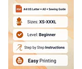 Maxi skirt pattern | XS-XXXL | PDF skirt sewing pattern | Women's sewing pattern, long skirt pattern