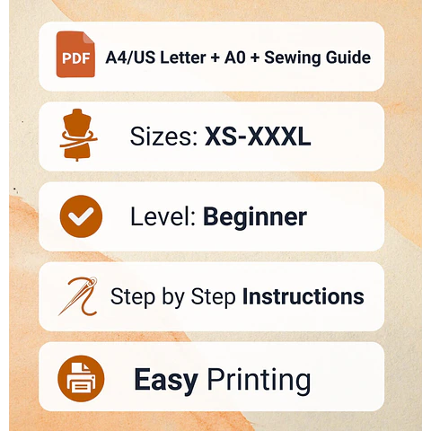 Maxi skirt pattern | XS-XXXL | PDF skirt sewing pattern | Women's sewing pattern, long skirt pattern
