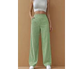 Sewing pattern for straight-leg pants | Women's sewing pattern | PDF pattern for high-waisted pants