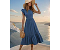 Dress Pattern | XS-XXXL | Ruffle Dress Sewing Pattern | Summer Dress Pattern | Women Sewing Pattern | Easy Dress PDF Pattern, Beginner Dress