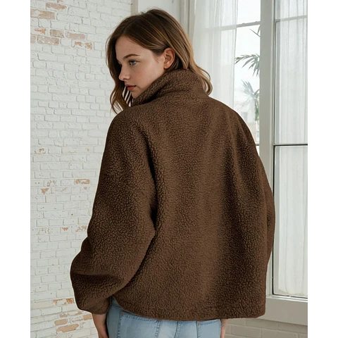 Jacket Sewing Pattern, Women Sewing Pattern, Teddy Jacket with Lining, Zip Up Jacket, Beginner Sewing Pattern, Sewing Pattern Jacket Coat