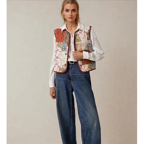 Vest Sewing Pattern | Front Tie Top Pattern | Vest Pattern | Top sewing pattern | Women Sewing Patterns | Quilted Vest | Patchwork Vest