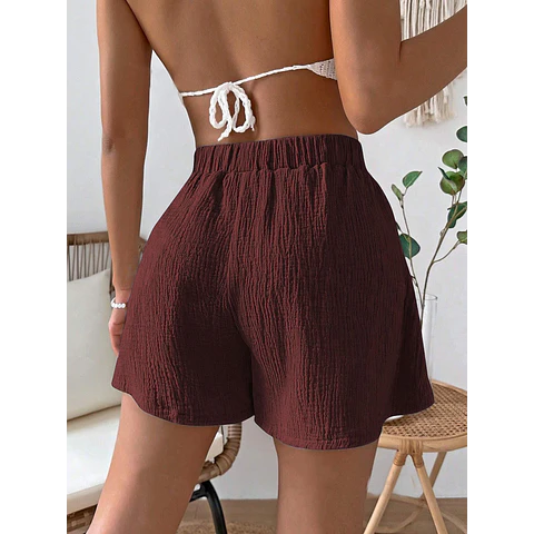 Easy Shorts Pattern | Women Shorts Pattern | Beginner Shorts Pattern | Elastic Waistband Shorts | High Waist Wide Leg Shorts Sewing Patterns