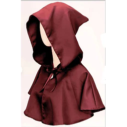Hooded Capelet Pattern, Cape with Hoodie Sewing Pattern, Cape Pattern, Capelet Pattern, Medieval Dress Pattern, Cosplay Cloak Sewing Pattern