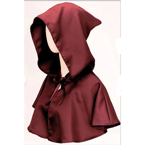 Hooded Capelet Pattern, Cape with Hoodie Sewing Pattern, Cape Pattern, Capelet Pattern, Medieval Dress Pattern, Cosplay Cloak Sewing Pattern