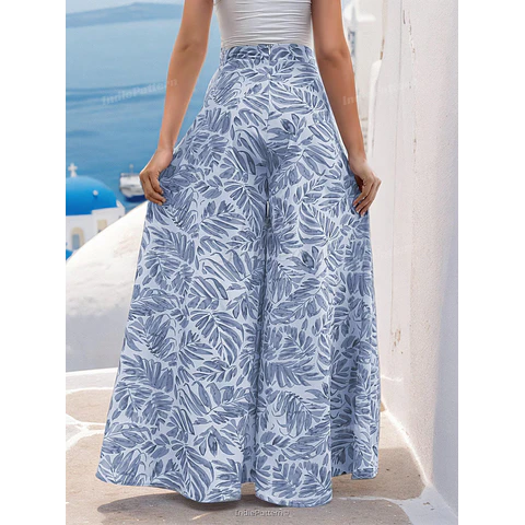 Women Palazzo Pants Sewing Pattern | Palazzo Pants Pattern | Wide Leg Pants Pattern, Trousers Pattern, Sewing Patterns, Women Sewing Pattern