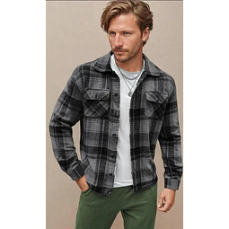 Jacket Pattern for Men, Men Sewing Pattern, Shirt Jacket Pattern, Shirt Pattern for Men, Men PDF Pattern, Sewing Pattern Jacket Shirt Men
