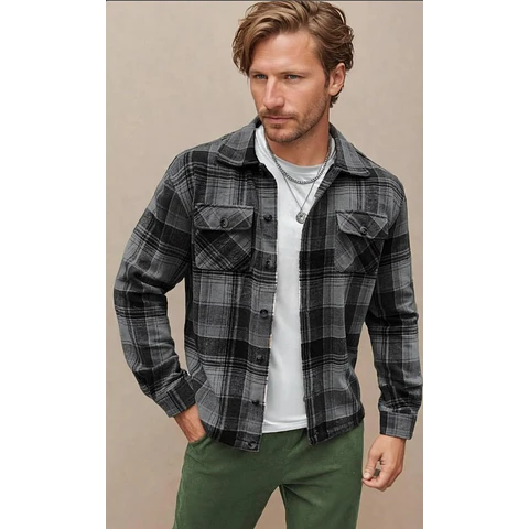 Jacket Pattern for Men, Men Sewing Pattern, Shirt Jacket Pattern, Shirt Pattern for Men, Men PDF Pattern, Sewing Pattern Jacket Shirt Men
