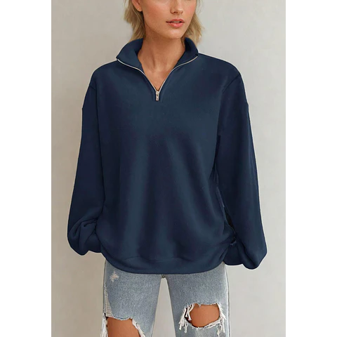 Zip Sweater Sewing Pattern | Zipper Sweater | Zip up sweater | Sweater Pattern | Womens Pattern | Sewing Patterns | Women Sweatshirt
