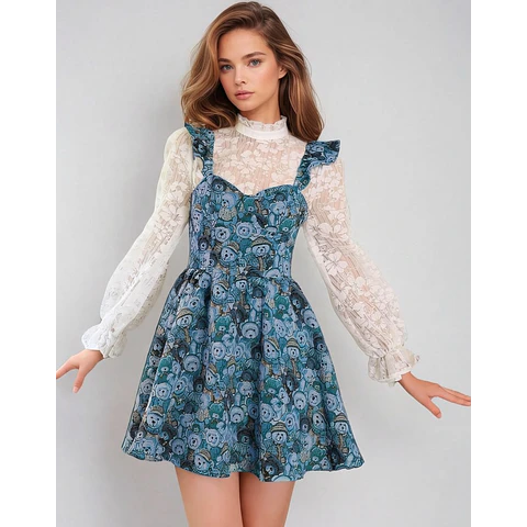 Dress Sewing Pattern PDF | XS-XXXL | Sewing Patterns | Women Patterns | Ruffled Dress Pattern | Womens Dress Pattern |