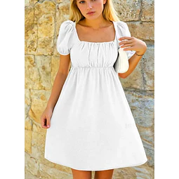 Smock Dress Sewing Pattern for Women PDF | XS-XXXL | Babydoll Dress Pattern | Women Sewing Pattern | Digital Sewing Pattern, Short Dress pdf