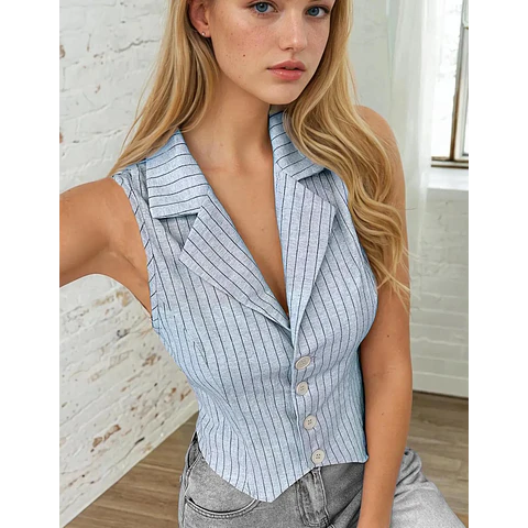 Vest Sewing Pattern, Top Sewing Pattern, Waistcoat Pattern, Sewing Patterns Women, Blazer Women, Trendy Vest, Vest with Collar Pattern