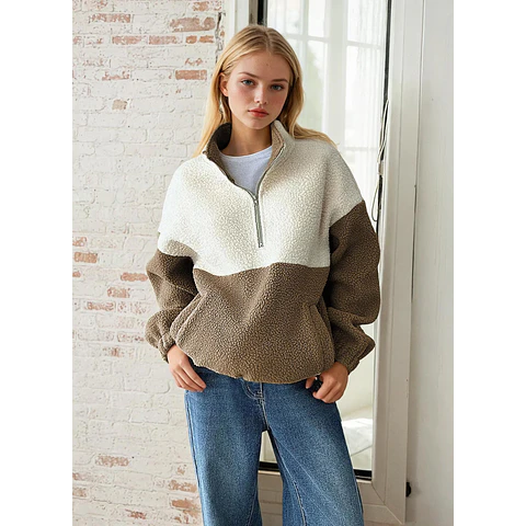 Zip Sweatshirt Pattern for Women, Women Sweater Pattern, Zip Up Sweater Pattern, Women Sewing Pattern, Beginner Sewing Pattern Sweatshirt