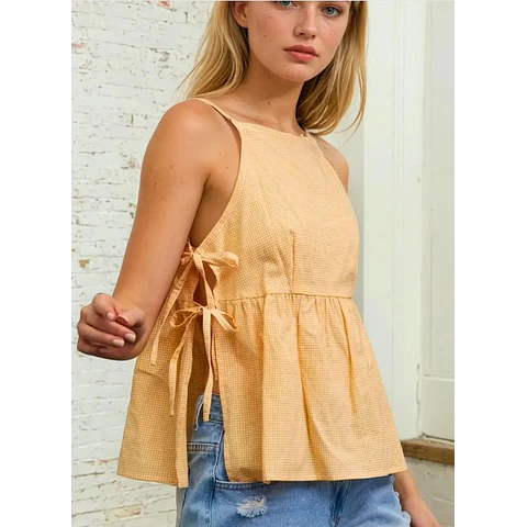 Side Tie Blouse Sewing Pattern | Women Sewing Pattern | Blouse Pattern |Tie Top Pattern | Sewing Patterns for Beginner Top | Peplum Blouse