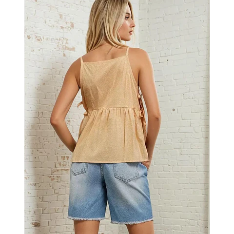 Side Tie Blouse Sewing Pattern | Women Sewing Pattern | Blouse Pattern |Tie Top Pattern | Sewing Patterns for Beginner Top | Peplum Blouse