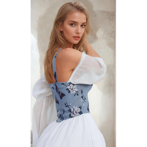 Corset Pattern | Corset Top Sewing Pattern | Cottagecore corset pattern | Corset Sewing Pattern | Sewing Patterns  | Women Sewing Pattern