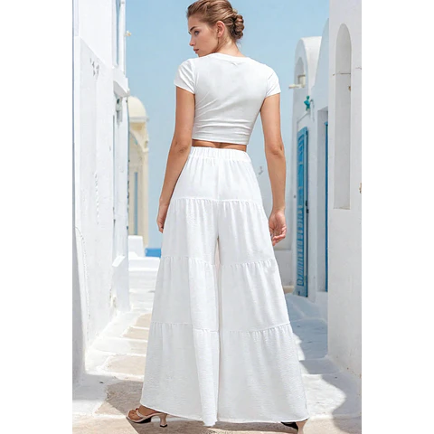 Tiered Pants Pattern | Women Pants Sewing Pattern | Wide Leg Pants Pattern | Pants Pattern | Sewing Patterns | Women Sewing Pattern