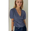Top Sewing Pattern | Wrap Top Pattern | Women Sewing Pattern | Blouse Pattern | Sewing Patterns Women Blouse | Tie Top Blouse Women Pattern