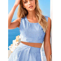 Crop Top Sewing Pattern | XS-XXXL | Open Back Top Pattern | Summer Top Pattern | Backless Top | Top Sewing Pattern PDF | Easy Top pattern