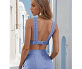 Crop Top Sewing Pattern | XS-XXXL | Open Back Top Pattern | Summer Top Pattern | Backless Top | Top Sewing Pattern PDF | Easy Top pattern