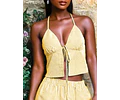 Front Tie Top Sewing Pattern | Summer Top Pattern | Crop Top Pattern | Sewing Pattern Women | Top Pattern | Easy Top Beginner Pattern