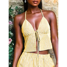 Front Tie Top Sewing Pattern | Summer Top Pattern | Crop Top Pattern | Sewing Pattern Women | Top Pattern | Easy Top Beginner Pattern