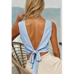 Top Sewing Pattern, Women Pattern, Back Tie Top Pattern, Sewing Patterns for Women, Summer Top, Sewing Pattern Top Women, Tie Top Pattern