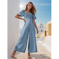 Jumpsuit Pattern | Overalls Pattern | Sewing Pattern | Summer Dress Pattern | Women Sewing Pattern | Women's Romper Sewing Pattern