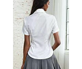 Shirt Sewing Pattern, Short Sleeve Shirt Pattern, Button Up Shirt Pattern, Fitted Shirt Sewing Pattern, Sewing patterns Women, Top Pattern