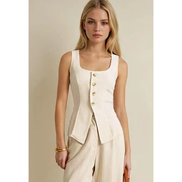 Trendy Top Pattern, Vest Sewing Pattern, Sewing Patterns Women, Suit Vest, Button Up Top, Top Sewing Pattern for Women, Women Vest Pattern