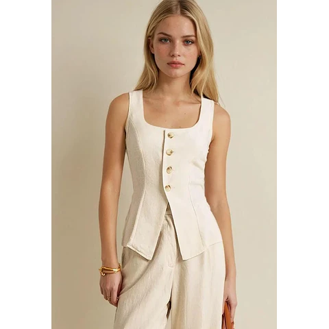 Trendy Top Pattern, Vest Sewing Pattern, Sewing Patterns Women, Suit Vest, Button Up Top, Top Sewing Pattern for Women, Women Vest Pattern