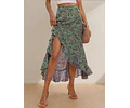 Summer Skirt Pattern | Skirt Sewing Pattern | Women Sewing Pattern | Sewing Patterns | Summer Skirt Sewing pattern | Ruffle Hem Skirt