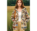 Jacket with Hoodie Sewing Pattern for Women | Coat Pattern | Sewing Patterns | Quilted Jacket Pattern | Hooded Jacket Coat | Beginner Jacket