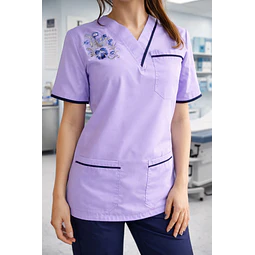 Molde Digital Chaqueta Medica Con Vivos, Pack Talles S A Xxl